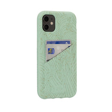 Load image into Gallery viewer, Pela x Ocean Turquoise ME to WE Ripple Effect Eco-Friendly iPhone 11 Wallet Case