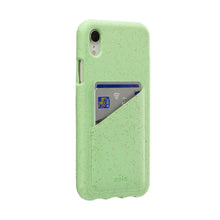 Load image into Gallery viewer, Neo Mint Eco-Friendly iPhone XR Wallet Case
